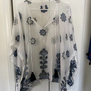 J.Jill Ocean Breeze Poncho.   One size.